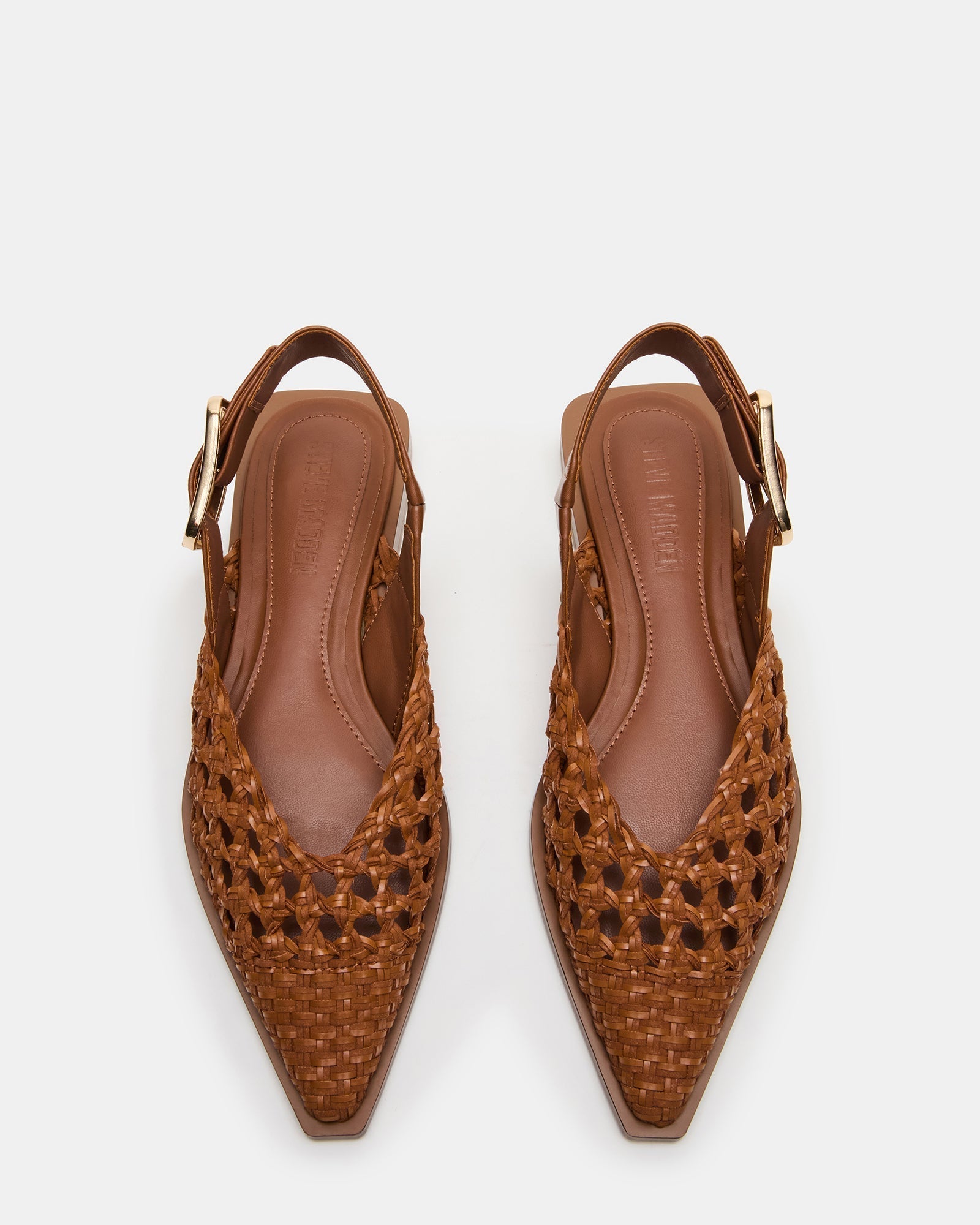 SHAY WOVEN COGNAC